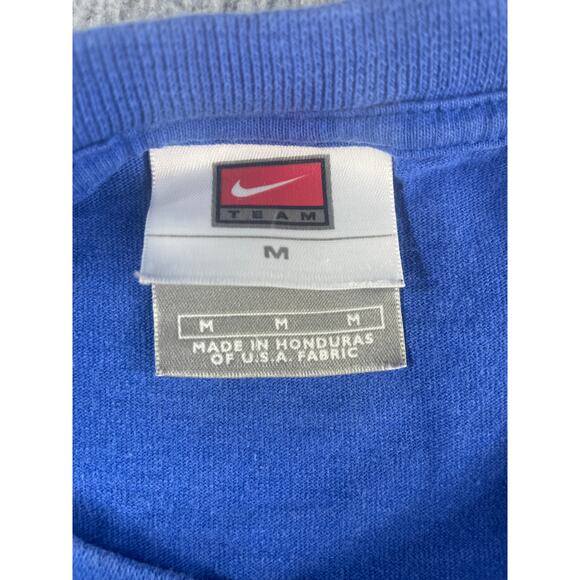 Chicago Cubs Vintage Nike Shirt Mens Medium Blue T-Shirt Red Label Baseball MLB - Picture 2 of 7